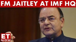 FM Arun Jaitleys Full Speech From IMF Headquarters Washington DC [upl. by Meridith191]