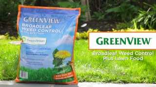 GreenView GreenSmart broadleaf weed and crabgrass control products [upl. by Eetnahs]