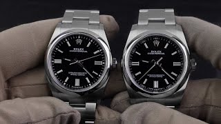 Rolex Oyster Perpetual 36 New VS Old 116000 VS 126000 Black Dial [upl. by Neroc625]