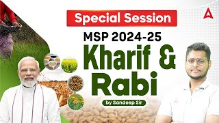 MSP 20242025  KHARIF AND RABI  BY SANDEEP SIR [upl. by Ydoj]