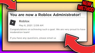 How to BECOME ADMIN in Roblox  2021 Tutorial [upl. by Noivert736]