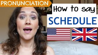 How to Pronounce SCHEDULE US UK amp Australian pronunciation [upl. by Quinn632]