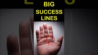 Big Success Lines On Your PalmsPalm Reading [upl. by Lletnohs]