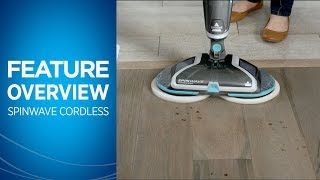 SpinWave® Cordless Hard Floor Spin Mop Feature Overview [upl. by Yelrak]