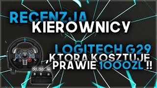 LOGITECH G29  RECENZJA JEDNEJ Z NAJLEPSZYCH KIEROWNIC [upl. by Meehyrb577]