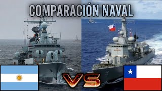 ARMADA DE CHILE VS ARMADA DE ARGENTINA 2023 ¿Cuál es más poderoso [upl. by Toh]