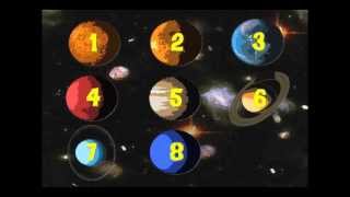 The Planets Name and Counting Song  Learning video for kids [upl. by Robaina]