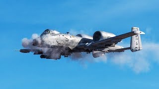 Awesome A10 Warthog in Action  Practice Targeting Unmanned Moving Targets [upl. by Samale]