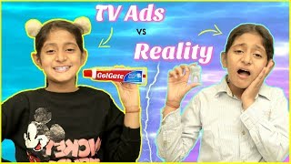 TV Ads vs REAL LIFE   Roleplay Fun Sketch MyMissAnand [upl. by Lamhaj]