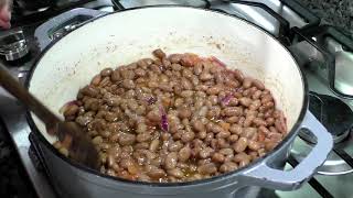 Stewed Pinto Beans  Easy Dinner Recipe [upl. by Akima639]