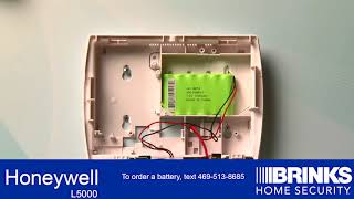 How to replace your Honeywell Touch 5000 Panel Battery [upl. by Adiv]