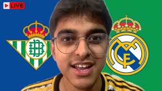 REAL BETIS VS REAL MADRID  LALIGA LIVE REACTION [upl. by Willy769]