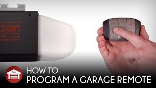 How to Program a Garage Door Opener Remote w Learn Button [upl. by Chelsie]