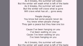 Future Islands  Seasons  waiting on you LYRICS [upl. by Nyletac688]