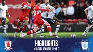 Highlights Middlesbrough 4 PNE 0 [upl. by Baerman]