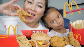 McDonalds Thailand Mukbang  NE Lets Eat [upl. by Yusem958]