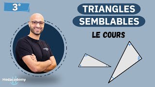 Triangles semblables  Le cours [upl. by Yenhpad]