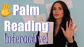 INTERACTIVE PALM READING ✋ [upl. by Hokanson126]