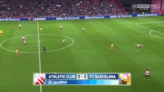 Atheltic Bilbao  Barcelona Highlights HD 01122013 [upl. by Akinej]