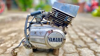 yamaha RX 100 Engine Restoration  Repair amp Restoration [upl. by Asselim]