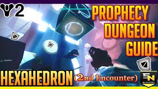 Destiny 2  Prophecy Dungeon Guide Part 2 Hexahedron Cube Room [upl. by Einhpad688]