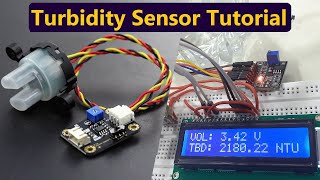 DIY Turbidity Meter using Arduino amp Analog Turbidity Sensor [upl. by Berte]