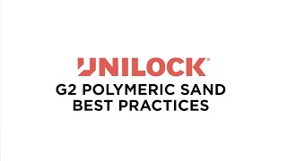 G2 Polymeric Sand Best Practices [upl. by Miguel]