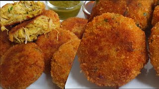 Chicken Cutlets Easy Way  Easy Chicken Snack  Snack Recipe ❤️ [upl. by Enyalb]