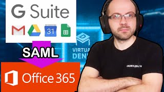 GSuite Google Workspace authentication into Office 365 SAML [upl. by Nylemaj]