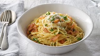 Salmon Carbonara [upl. by Nylekoorb]