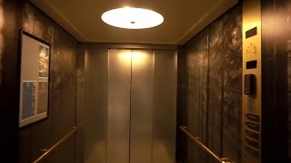 Five different elevators Schindler Smart Mseries DEVE EuroLift Thyssen  Lillehammer Hotel [upl. by Olleina]