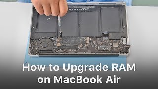 How To Upgrade RAM On MacBook Air [upl. by Anigar]