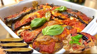 PARMIGIANA DI MELANZANE 🍆 ricetta tipica [upl. by Enimzzaj]