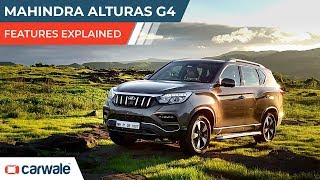 Mahindra Alturas G4  Features Explained  CarWale [upl. by Adrahc]