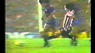 Maradonas leg broken by Goikoetxea in 1983 [upl. by Nachison]