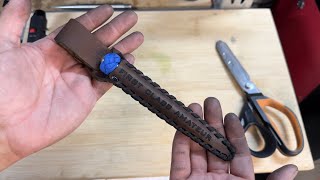 Leather Marlinspike Sheath Build [upl. by Arria]