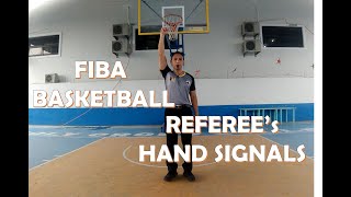 FIBA Referees Hand Signals [upl. by Fritz]