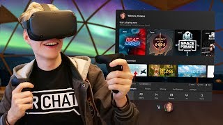 Oculus Quest  Home Screen Software Tour [upl. by Nichani]