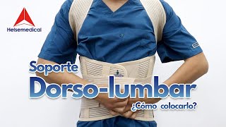 Como colocar una faja lumbar [upl. by Josy207]