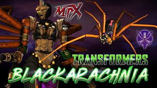 BLACKARACHNIA Transformers [upl. by Skell405]