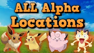 ALL Alpha Pokemon Locations In PokeMMO [upl. by Barvick]