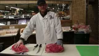 How To Cut a Sirloin Steak [upl. by Annaierb]