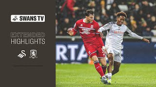 Swansea City v Middlesbrough  Extended Highlights [upl. by Aimik]