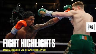 HIGHLIGHTS  Jason Quigley vs Shane Mosley Jr [upl. by Power]