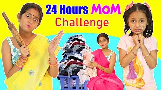 24 Hours LIVING Like MOM Challenge ft Anaya amp Shruti  MyMissAnand [upl. by Esilana]