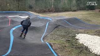 On a testé pour vous  le pumptrack en roller [upl. by Aicnetroh670]