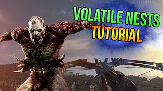 How to Destroy Volatile Nests in Dying Light The Following [upl. by Hanshaw]