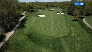 Muirfield Village Golf Club  Drone10 flyover of the course [upl. by Ayotan]