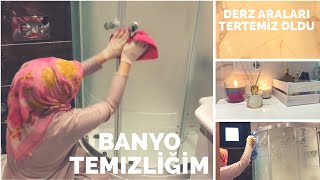 GENEL BANYO TEMÄ°ZLÄ°ÄÄ°  DUÅAKABÄ°N MUCÄ°ZESÄ°  DERZ ARALARI TERTEMÄ°Z OLDU [upl. by Ecnedurp]