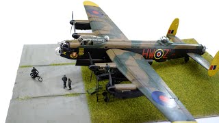 Full Build  Revell Avro Lancaster BMkIIII  172 Scale Plastic Model Kit  Review [upl. by Aerdno]